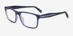 Coach HC6292U Transparent Dark Blue AcetateEyeglass Frames from EyeBuyDirect, Angle View