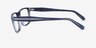 Coach HC6292U Transparent Dark Blue AcétateMontures de lunettes de vue d'EyeBuyDirect, Vue de Côté