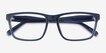 Coach HC6292U Transparent Dark Blue AcetateEyeglass Frames from EyeBuyDirect, Closed View