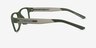 Armani Exchange AX3140U Vert Mat PlastiqueMontures de lunettes de vue d'EyeBuyDirect, Vue de Côté