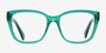 Swarovski SK2008 Crystal Green AcetateEyeglass Frames from EyeBuyDirect, Front View