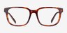 Coach HC6291U Walnut Tortoise AcetateEyeglass Frames from EyeBuyDirect, Front View