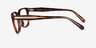 Coach HC6291U Walnut Tortoise AcetateEyeglass Frames from EyeBuyDirect, Side View