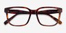 Coach HC6291U Walnut Tortoise AcetateEyeglass Frames from EyeBuyDirect, Closed View