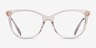 Coach HC6297D Transparent Khaki AcetateEyeglass Frames from EyeBuyDirect, Front View