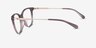 Coach HC6297D Transparent Tea AcétateMontures de lunettes de vue d'EyeBuyDirect, Vue de Côté