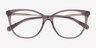 Coach HC6297D Transparent Tea AcétateMontures de lunettes de vue d'EyeBuyDirect, Vue Rapprochée