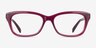 Coach HC6285U Milky Merlot AcetateEyeglass Frames from EyeBuyDirect, Front View