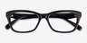 Coach HC6285U Noir AcétateMontures de lunettes de vue d'EyeBuyDirect, Vue Rapprochée