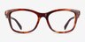 Coach HC6286U Walnut Tortoise Alternative MaterialsEyeglass Frames from EyeBuyDirect, Front View