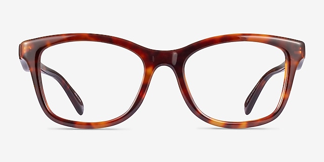 Coach HC6286U Walnut Tortoise Alternative MaterialsEyeglass Frames from EyeBuyDirect, Front View