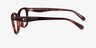 Coach HC6286U Walnut Tortoise Alternative MaterialsEyeglass Frames from EyeBuyDirect, Side View