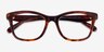 Coach HC6286U Walnut Tortoise Alternative MaterialsEyeglass Frames from EyeBuyDirect, Closed View