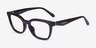Coach HC6288U Black AcetateEyeglass Frames from EyeBuyDirect, Angle View