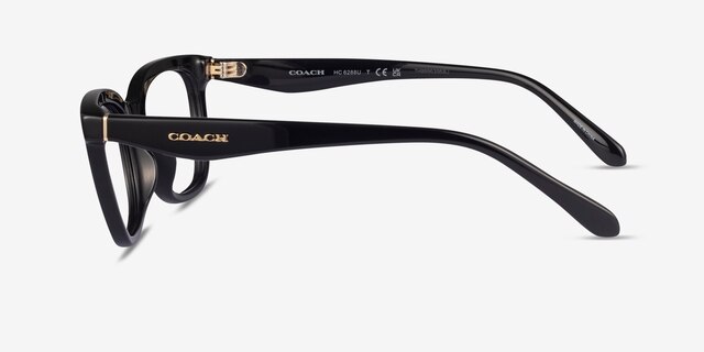 Coach HC6288U Black AcetateEyeglass Frames from EyeBuyDirect, Side View