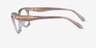 Coach HC6288U Transparent Gray AcetateEyeglass Frames from EyeBuyDirect, Side View