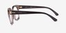 Vogue Eyewear VO5691 Transparent Brown PlastiqueMontures de lunettes de vue d'EyeBuyDirect, Vue de Côté