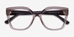 Vogue Eyewear VO5691 Transparent Brown PlasticEyeglass Frames from EyeBuyDirect, Closed View