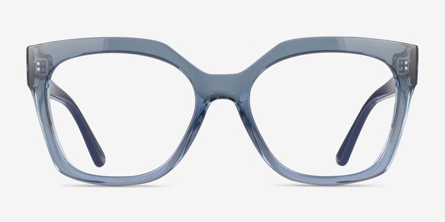 Vogue Eyewear VO5691 Transparent Azure PlasticEyeglass Frames from EyeBuyDirect, Front View