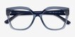 Vogue Eyewear VO5691 Transparent Azure PlasticEyeglass Frames from EyeBuyDirect, Closed View