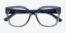 Vogue Eyewear VO5691 Transparent Azure PlasticEyeglass Frames from EyeBuyDirect, Closed View