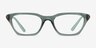 Vogue Eyewear VO5698 Transparent Mallard Green PlasticEyeglass Frames from EyeBuyDirect, Front View