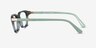Vogue Eyewear VO5698 Transparent Mallard Green PlasticEyeglass Frames from EyeBuyDirect, Side View