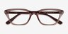 Vogue Eyewear VO5698 Transparent Brown PlasticEyeglass Frames from EyeBuyDirect, Closed View