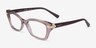 Vogue Eyewear VO5704B Transparent Brown PlasticEyeglass Frames from EyeBuyDirect, Angle View