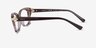 Vogue Eyewear VO5704B Transparent Brown PlasticEyeglass Frames from EyeBuyDirect, Side View