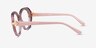 Vogue Eyewear VO5705B Transparent Pink PlasticEyeglass Frames from EyeBuyDirect, Side View