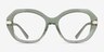 Vogue Eyewear VO5705B Transparent Green PlasticEyeglass Frames from EyeBuyDirect, Front View
