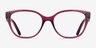 Vogue Eyewear VO5712 Transparent Purple PlastiqueMontures de lunettes de vue d'EyeBuyDirect, Vue de Face