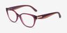 Vogue Eyewear VO5712 Transparent Purple PlastiqueMontures de lunettes de vue d'EyeBuyDirect, Vue d'Angle
