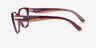 Vogue Eyewear VO5712 Transparent Purple PlastiqueMontures de lunettes de vue d'EyeBuyDirect, Vue de Côté