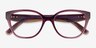 Vogue Eyewear VO5712 Transparent Purple PlastiqueMontures de lunettes de vue d'EyeBuyDirect, Vue Rapprochée