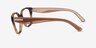 Vogue Eyewear VO5712 Dark Havana PlastiqueMontures de lunettes de vue d'EyeBuyDirect, Vue de Côté