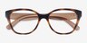 Vogue Eyewear VO5712 Dark Havana PlastiqueMontures de lunettes de vue d'EyeBuyDirect, Vue Rapprochée