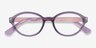 Vogue Eyewear VY2043 Transparent Violet PlasticEyeglass Frames from EyeBuyDirect, Closed View