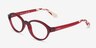 Vogue Eyewear VY2043 Transparent Red PlasticEyeglass Frames from EyeBuyDirect, Angle View