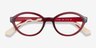 Vogue Eyewear VY2043 Transparent Red PlasticEyeglass Frames from EyeBuyDirect, Closed View