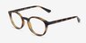 Vogue Eyewear VY2044 Dark Havana PlasticEyeglass Frames from EyeBuyDirect, Angle View