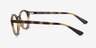 Vogue Eyewear VY2044 Dark Havana PlasticEyeglass Frames from EyeBuyDirect, Side View