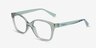 Vogue Eyewear VY2045 Transparent Green PlasticEyeglass Frames from EyeBuyDirect, Angle View