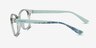 Vogue Eyewear VY2045 Transparent Green PlasticEyeglass Frames from EyeBuyDirect, Side View