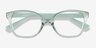 Vogue Eyewear VY2045 Transparent Green PlasticEyeglass Frames from EyeBuyDirect, Closed View