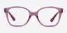 Vogue Eyewear VY2045 Transparent Purple Red PlasticEyeglass Frames from EyeBuyDirect, Front View