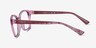 Vogue Eyewear VY2045 Transparent Purple Red PlasticEyeglass Frames from EyeBuyDirect, Side View