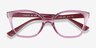 Vogue Eyewear VY2045 Transparent Purple Red PlasticEyeglass Frames from EyeBuyDirect, Closed View
