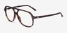 Ray-Ban RB5698 Tortoise AcetateEyeglass Frames from EyeBuyDirect, Angle View